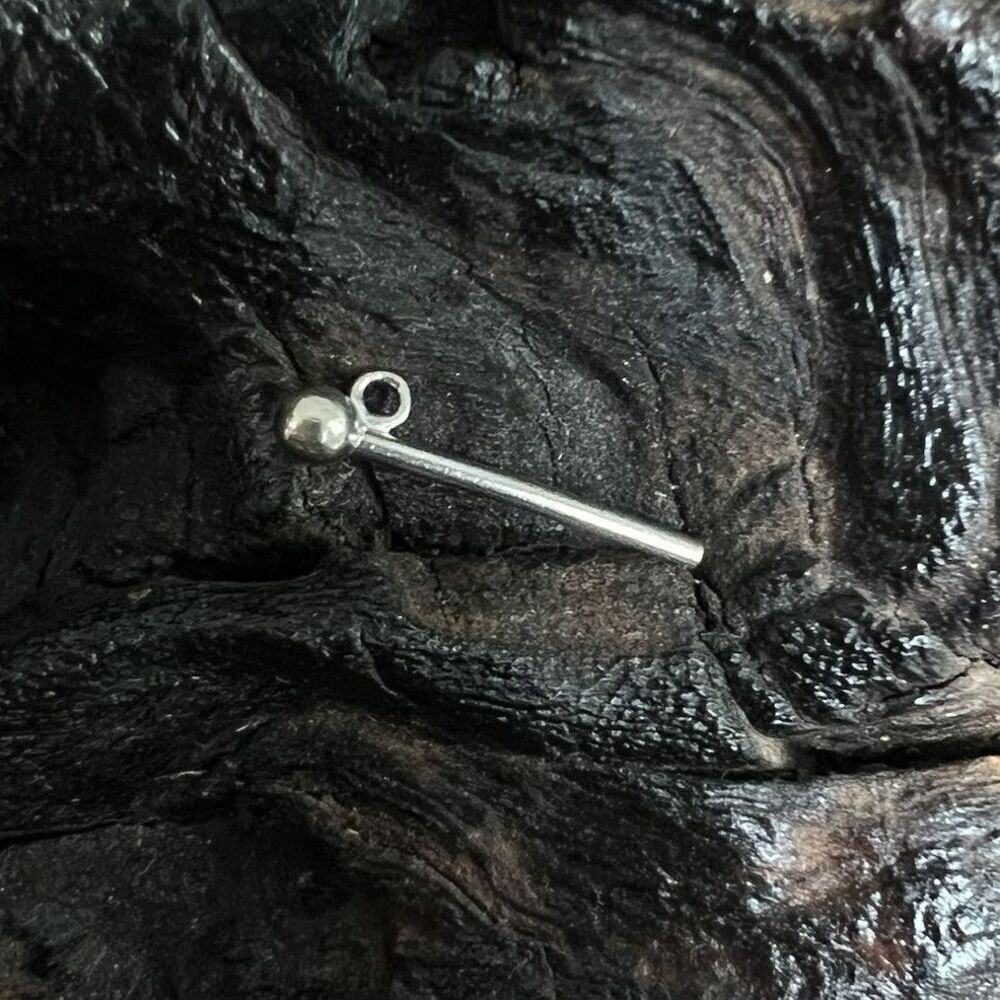 Vintage Sterling Silver Charm Drumstick Band Music Cheer Pep